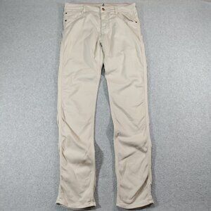 Johnnie-O Pants Mens 34x34 Beige Terry 5-Pocket Stretch